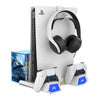 Многофункционална стойка за конзола PS5/PS5 Slim iPega PG-P5S023 (бяла)