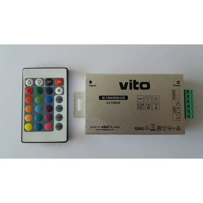 IR RGB CONTROLLER/144W/ 12VDC/IP20 VITO IR CONTROLLER