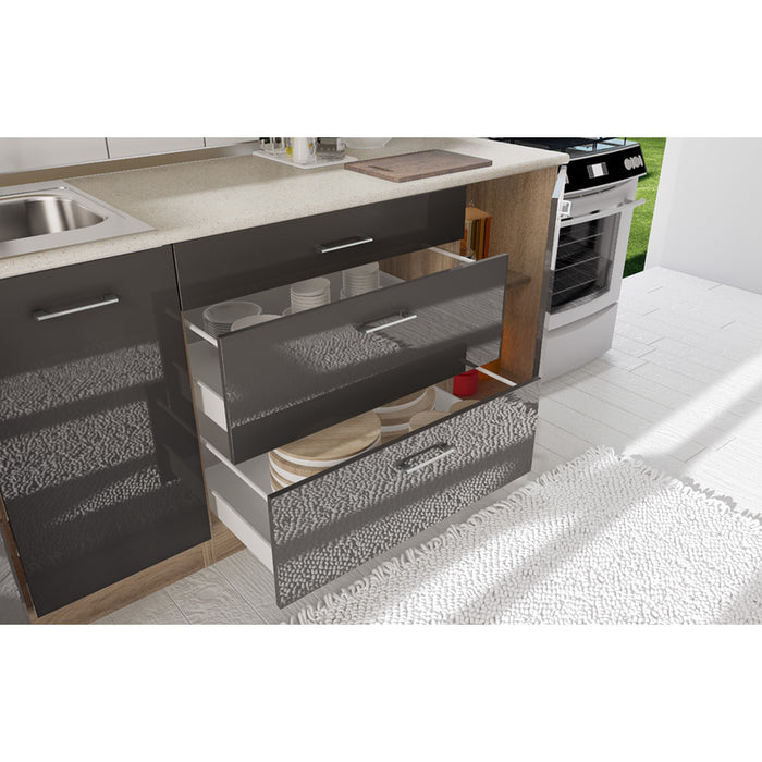 БЛОК КУХНЯ IRIM ALMOND 240 СМ.