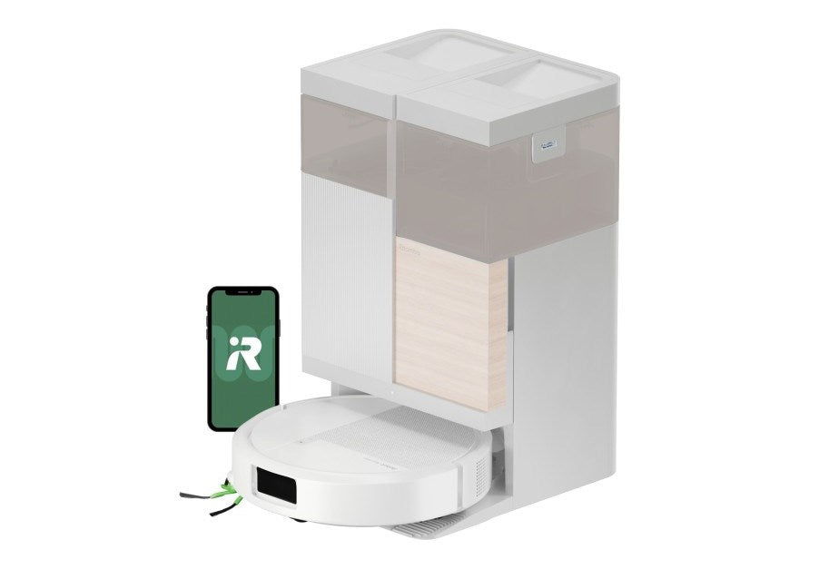 iRobot Roomba Combo 575 бяла роботизирана прахосмукачка + докинг станция AutoWash