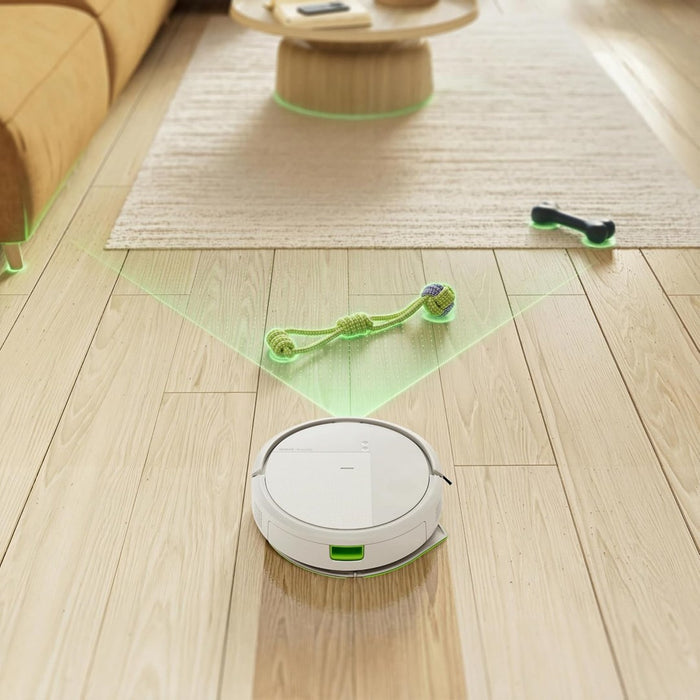 iRobot Roomba 115 Combo Роботизирана прахосмукачка + Докинг за автоматично изпразване, бяла