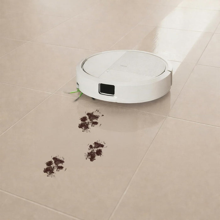 iRobot Roomba 115 Combo Роботизирана прахосмукачка + Докинг за автоматично изпразване, бяла
