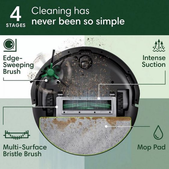 Прахосмукачка робот IRobot Roomba® 105 Combo Y351040