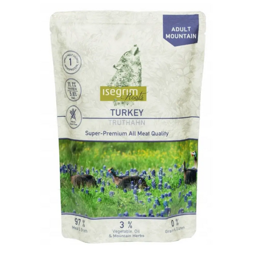 ISEGRIM Adult Turkey - мокра храна за кучета - 410гр