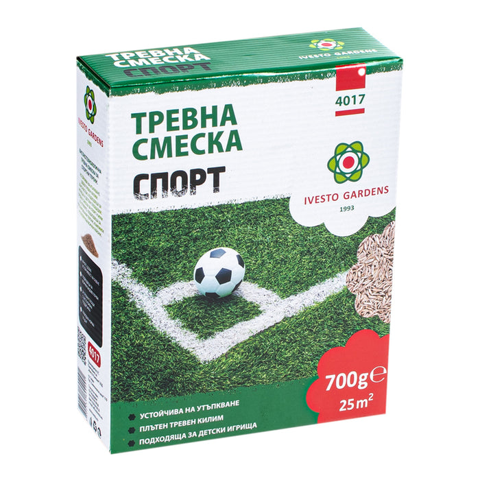 ТРЕВНА СМЕСКА ЗА СПОРТНИ ТЕРЕНИ 0.7KG, 25M² IVESTO