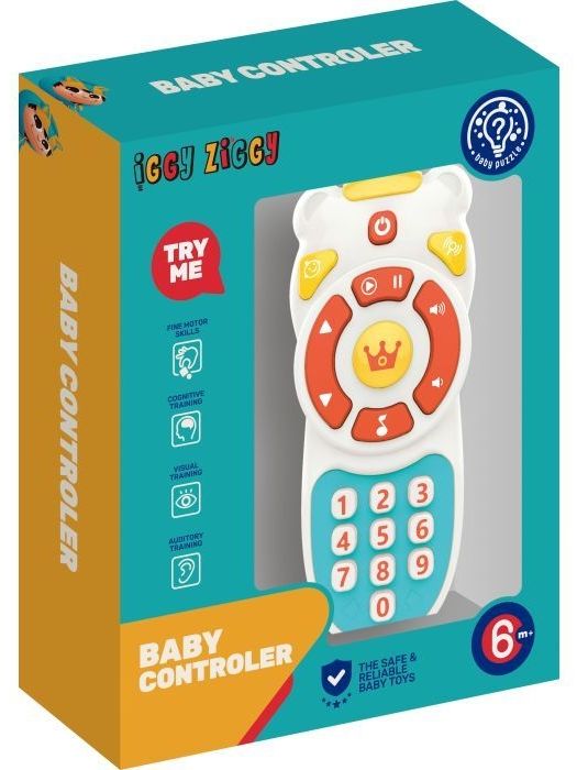 Бебешка музикална играчка IZ Iggy Ziggy - Дистанционно за телевизор, HE0529