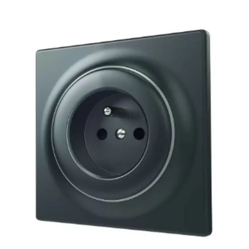 Изход Fibaro Walli Outlet N Type E антрацит FGWSONE-011-8