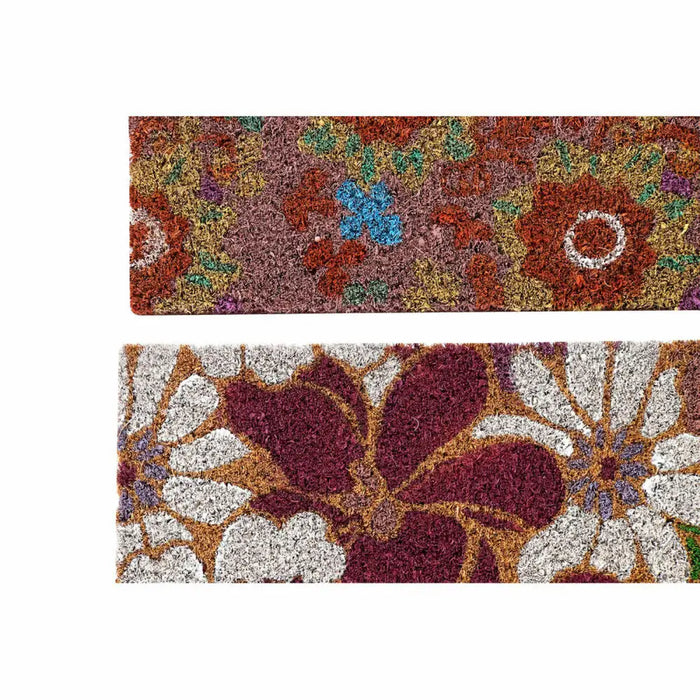 Изтривалка за Врата DKD Home Decor Гума Многоцветен 2 броя