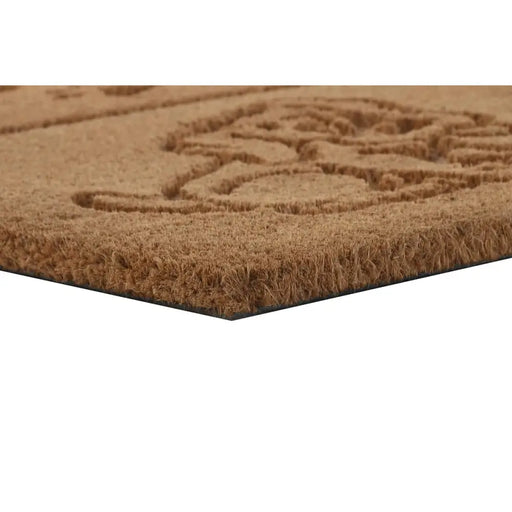Изтривалка за Врата DKD Home Decor Кафяв Гума Кокосов орех