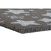 Изтривалка за Врата DKD Home Decor Сив Гума Звезди Бял