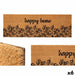 Изтривалка за Врата Gift Decor Happy home Естествен PVC