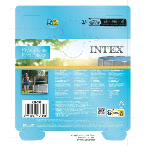 Извита Четка за Басейн Intex Стена 25,4 x 14 x 17 cm