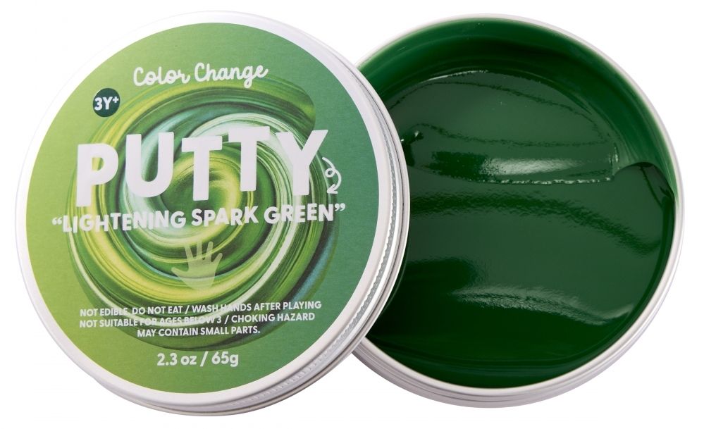 Термочувствителен слайм J'adore - Putty, Lightening Spark Green