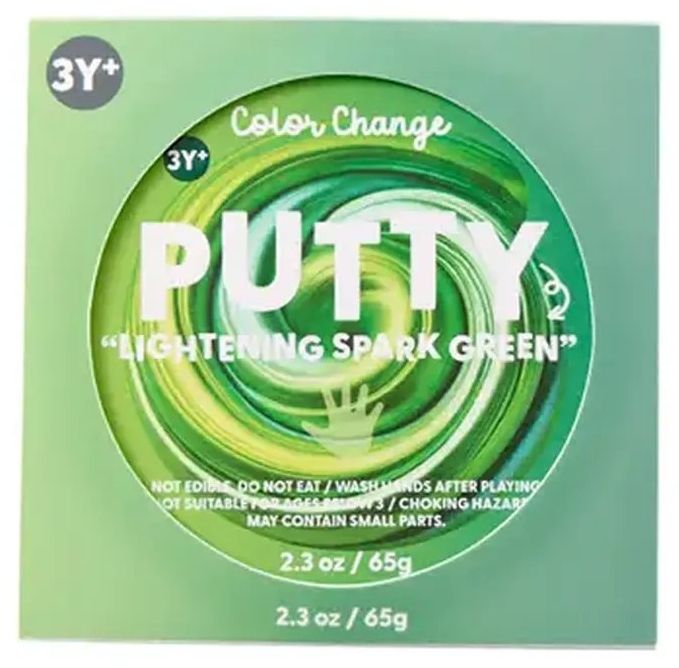 Термочувствителен слайм J'adore - Putty, Lightening Spark Green