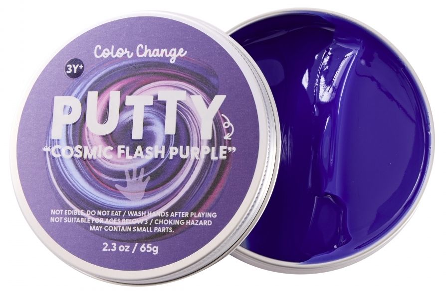Термочувствителен слайм J′adore - Putty, Cosmic Flash Purple