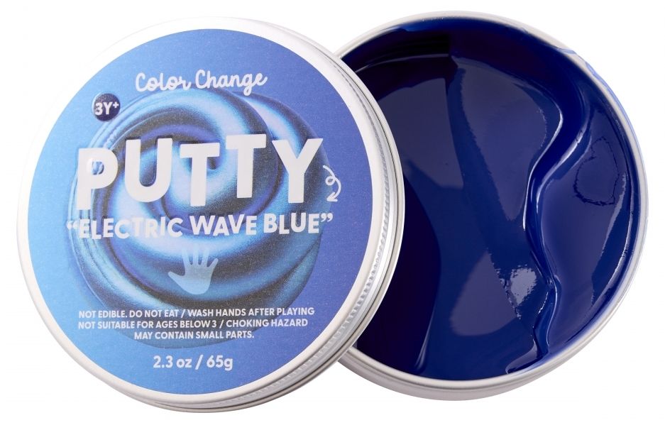 Термочувствителен слайм J′adore - Putty, Electric Wave Blue