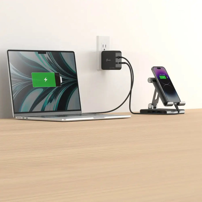 j5create JUP25102V Зарядно 220V- GaN 102W USB-C 2порта-