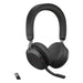 Jabra Evolve2 75 - USB-A UC със стойка за бюро - черен