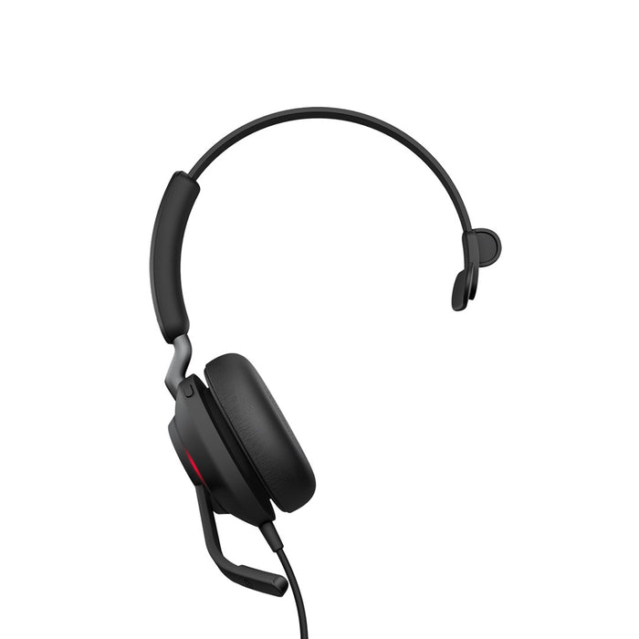 Jabra Evolve2 40 SE Слушалки с кабел, лента за глава, офис/кол център, USB Type-C / USB Type-A, черни