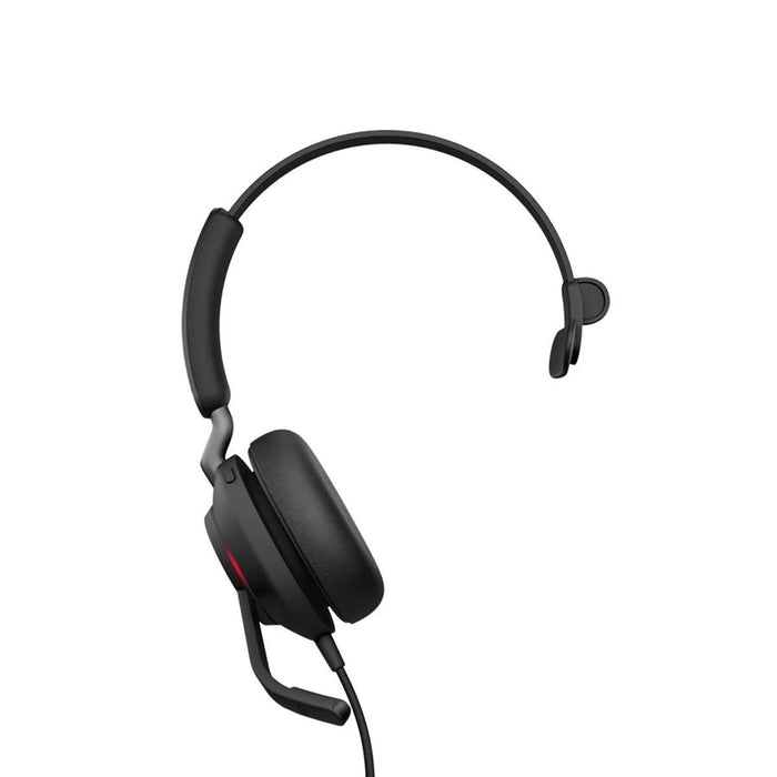 Jabra Evolve2 40 SE Слушалки с кабел, лента за глава, офис/кол център, USB Type-C / USB Type-A, черни