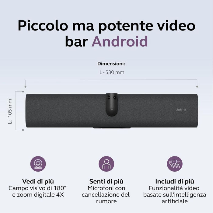 Уебкамера Jabra 8700-231 4K Ultra HD