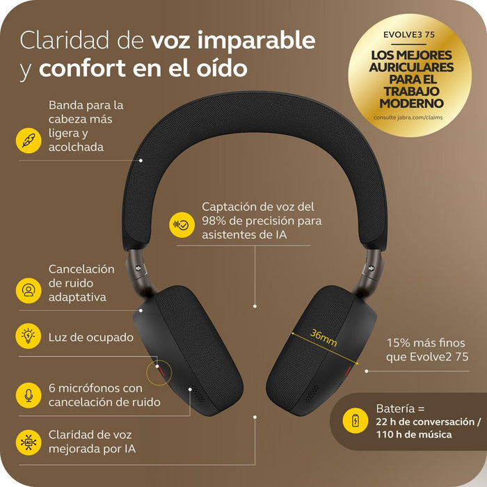 Слушалки Jabra 37599-999-899 Черен