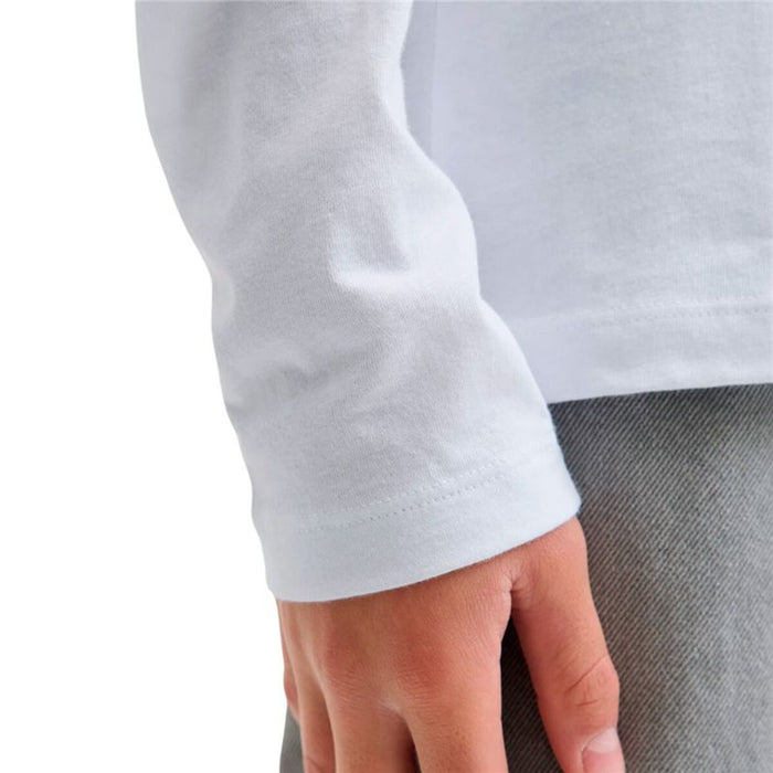 Детска Тениска с Дълъг Ръкав Jack & Jones Jjurban Ls Crew Neck Бял