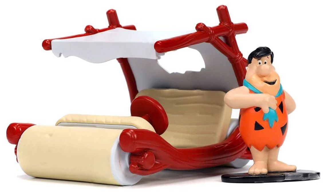 Комплект Jada Toys - Кола и фигурка, Семейство Флинстоун, 1:32