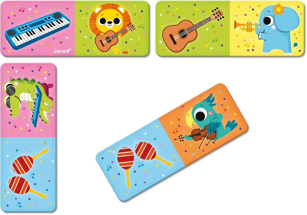 Настолна игра Dominoes Musical Instruments - Детска