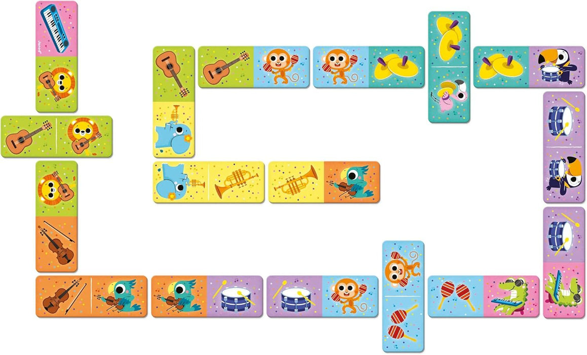Настолна игра Dominoes Musical Instruments - Детска