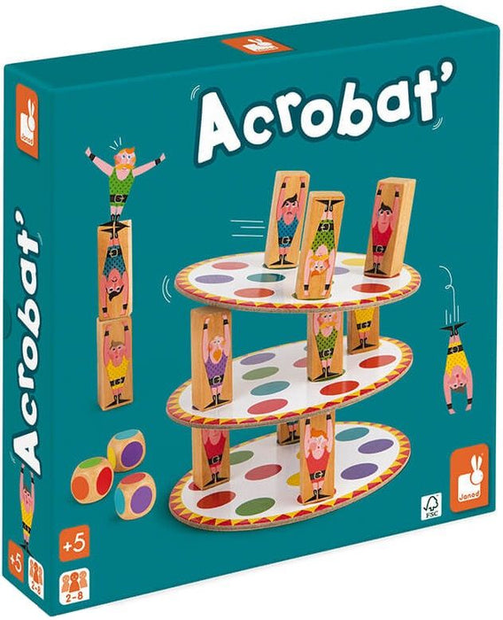 Детска игра за сръчност Janod - Акробат