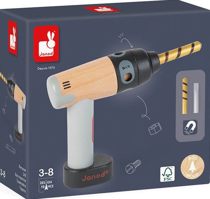 Детска играчка Janod Brico Kids - Бормашина