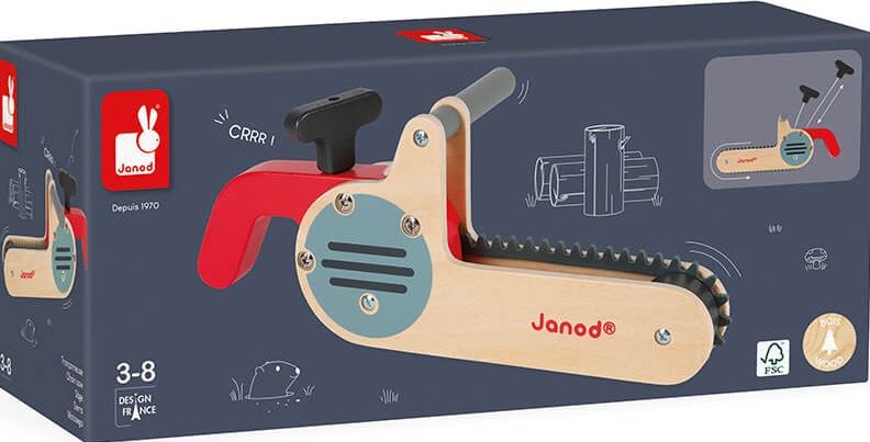 Детска играчка Janod Brico Kids - Верижен трион
