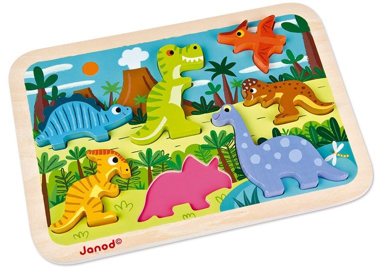 3D пъзел Janod - Динозаври