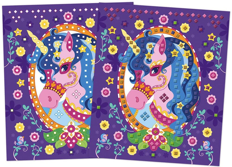 Детска мозайка Janod - Понита и еднорози