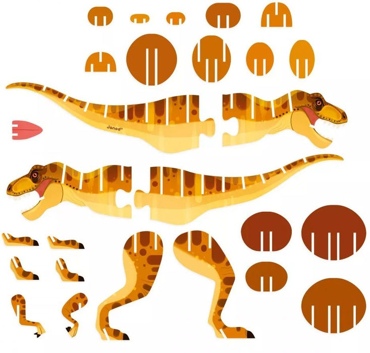 3D пъзел Janod - Т-Rex
