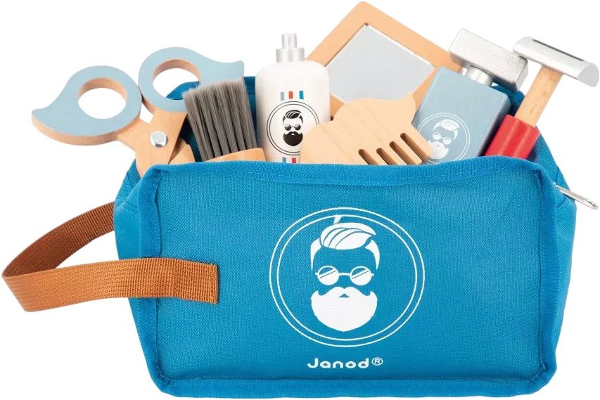Игрален комплект Janod - Бръснарница