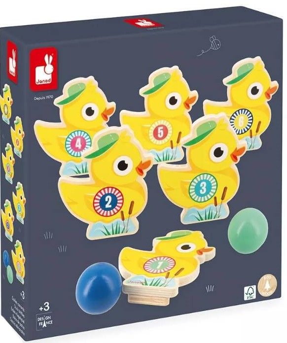 Детска дървена игра Janod - Патета