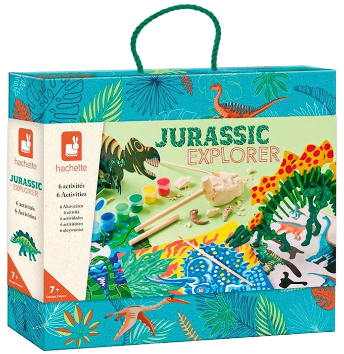 Научен комплект 6 в 1 Janod - Jurassic Explorer