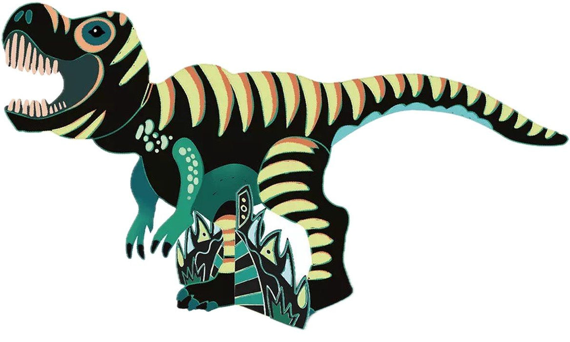 Научен комплект 6 в 1 Janod - Jurassic Explorer
