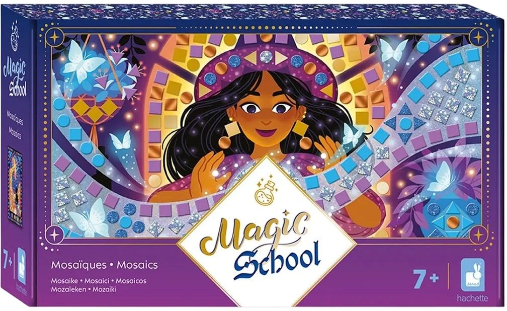 Творчески комплект Janod - Magic School, мозайка