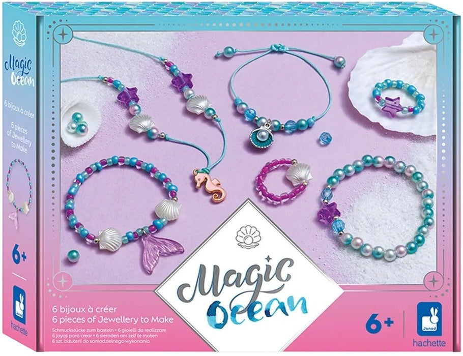 Творчески комплект Janod - Magic Ocean, бижута