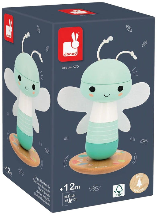 Детска играчка Janod Pure - Водно конче за нанизване, 5 части