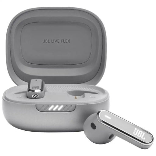 JBL Live Flex TWS Bluetooth Wireless In-Ear Earbuds Silver