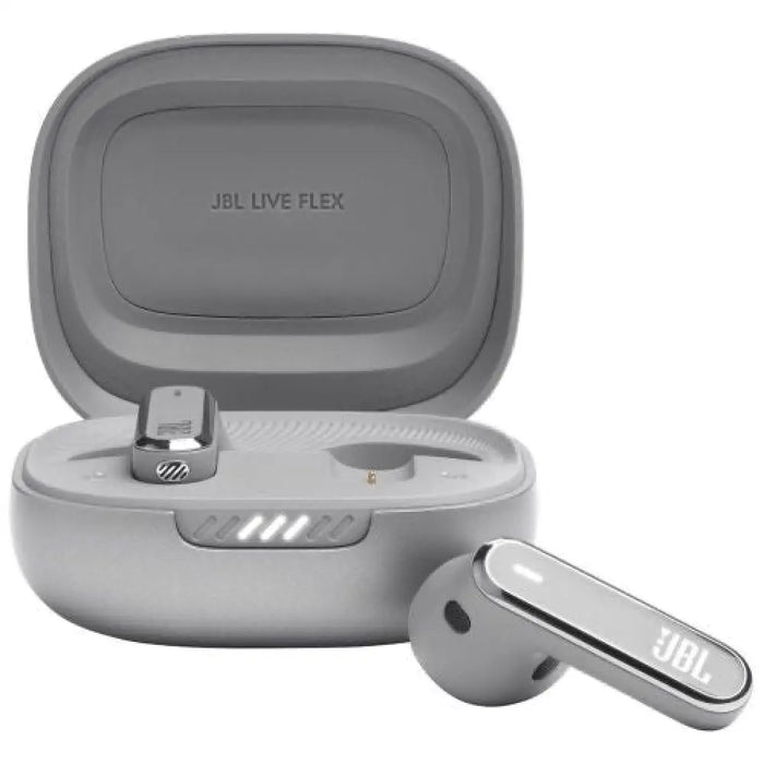 JBL Live Flex TWS Bluetooth Wireless In-Ear Earbuds Silver