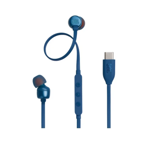 JBL T310C BLU USB-C слушалки за поставяне в ушите