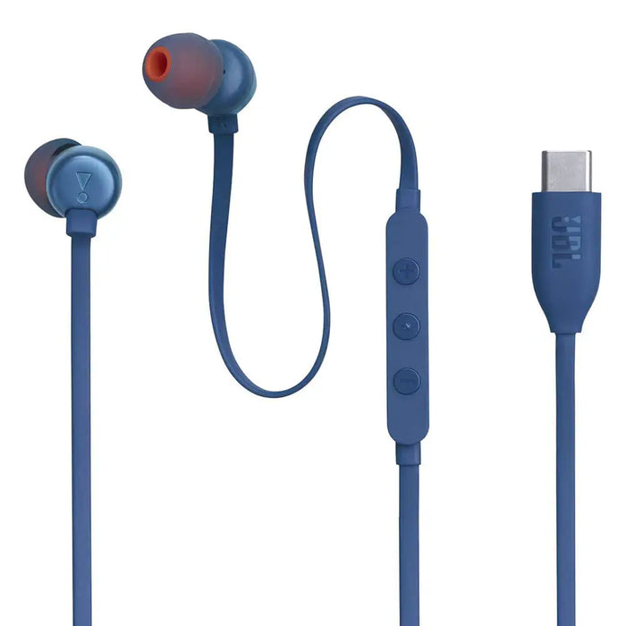 JBL Tune 310C слушалки за уши с USB-C сини