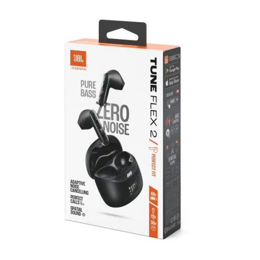 JBL Tune Flex 2 TWS Bluetooth Wireless In-Ear Earbuds Black