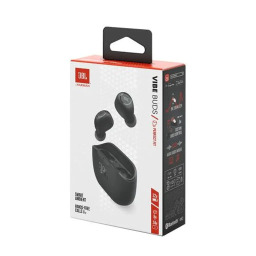 JBL Vibe Buds TWS Bluetooth Wireless In-Ear Earbuds Black EU