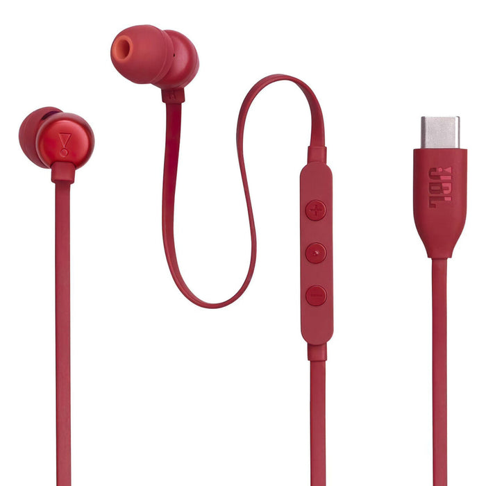 JBL Tune 310C слушалки за уши с USB-C, червени